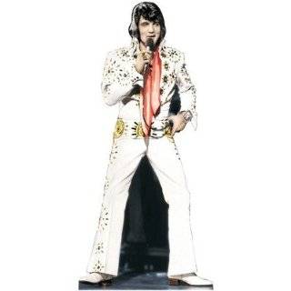 Elvis Presley   White Suit Life Size Cardboard Stand Up Talking Yes 