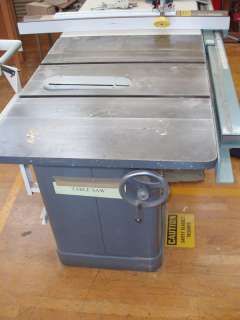 Rockwell Delta 10 Unisaw Table Saw Biesemeyer T square fence Series 