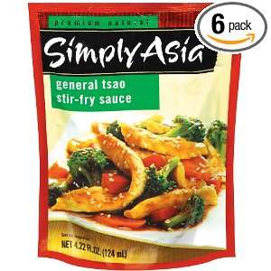Simply Asia Stir Fry Sauce, General Tsao, 4.22 Ounce (Pack of 6)