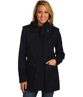 Vince Camuto Grograin Zip Coat w/ Detachable Hood $56.99 (  