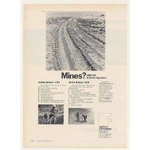  1977 Forster Mine Detection Equipment Detector Print Ad 