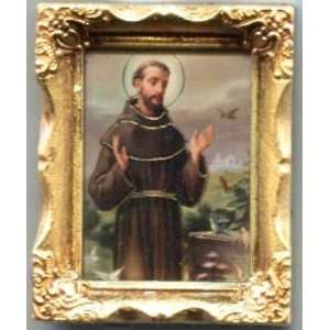   of Assisi (162 314) in 3 x 2 Antique Gold Frame