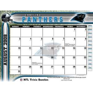 2008 2009 Carolina Panthers 22 x 17 Academic Desk Calendar (Aug 2008 