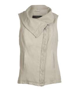 Kadian Leather Gilet, Women, Leather, AllSaints Spitalfields