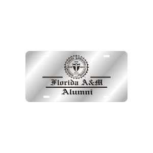  License Plate   BE FLORIDA A&M ALUMNI WITH SEAL SILVER 