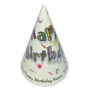  Happy Birthday Party Hats   8 count Patio, Lawn & Garden