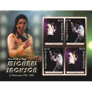  Michael Jackson in Memoriam 1958 200 Stamps 3043 