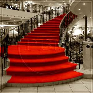 INDOOR STAIRCASE 8x8 CP SCENIC PHOTO BACKGROUND BACKDROP SV719  