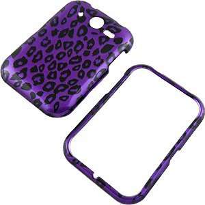  Purple Leopard Print Protector Case for Pantech Pocket 