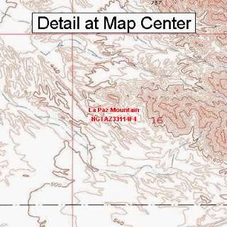   Map   La Paz Mountain, Arizona (Folded/Waterproof)