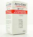 Accu Chek Comfort Curve Blood Glucose Test Strips For Advantage meter