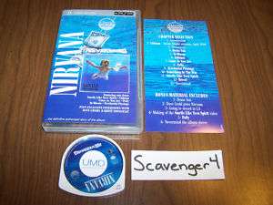 Nirvana Nevermind PlayStation Portable PSP UMD Music  