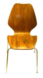   Ant Chair Set/4 Mid Century Mod Danish IVERSEN Molded Plywood  