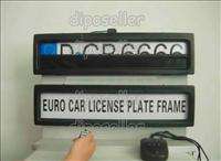  Shipping Russia Car License Plate Frame European remote control car 
