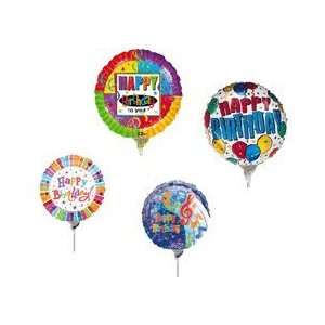   5998 9 Inch Pre Pack Birthday   Assorted Pack Of 18