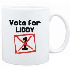    Mug White  Vote for Libby  Female Names