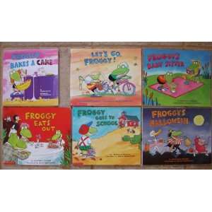  Froggy Set of 6 Books (Froggy Bakes a Cake ~ Lets Go 