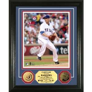  Texas Rangers Cliff Lee 24KT Gold Coin Photomint