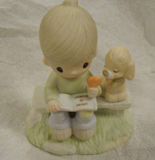 Precious Moments Loving is Sharing 1979 Figurine  