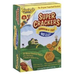 Funleys Crackers, Cornbread N Stuff, Sweet Potato, 4.23 Ounce 