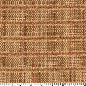  56 Wide Tight Rope Tweed Stripe Golden Fabric By The 