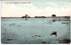 IDA LEWIS LIGHT HOUSE Newport Rhode Island RI c.1910  