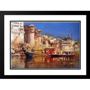Weeks, Edwin Lord 24x19 Framed and Double Matted The Barge Of The 