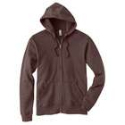 Canvas Mens 7.5 oz. Fremont Full Zip Hoodie   BROWN TAN   L