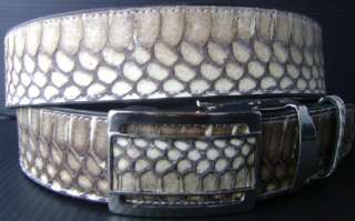 Genuine Cobra Snake Skin Mens Leather Belt All Sizes 1.5 Inches Wide 