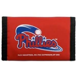  Philadelphia Phillies Nylon Trifold Wallet Sports 