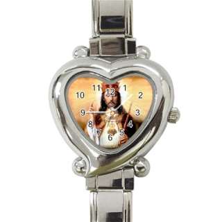 JESUS CHRIST KING Heart Italian Ladies Wrist Watch Gif  