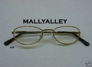 NEW Pairs ALL Small GOLD Metal Reading Glasses +2.50  