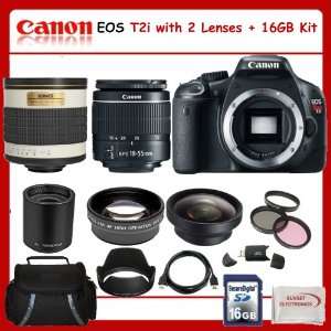  Canon EOS Rebel T2i SLR Digital Camera Kit with Canon EF S 