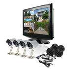 ZMODO 4 Camera Complete LCD Monitor DVR Security System