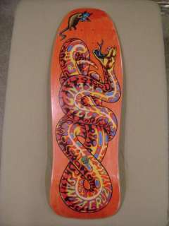Santa Cruz Jeff Kendall SNAKE Skateboard Deck RED  