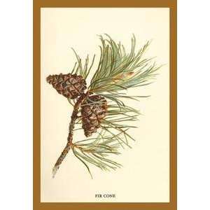  Vintage Art Fir Cone   17649 0