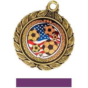   Medal Ribbon 8501 GOLD MEDAL/PURPLE RIBBON 2.5 Arts, Crafts & Sewing