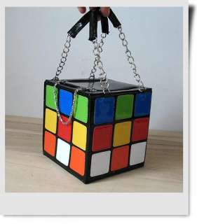 Girl Womens Cute Magic Cube Bag Handbag Purse Gift NEW #8001  