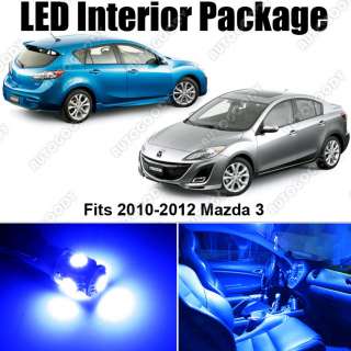 BLUE LED Lights Interior Package Deal for Mazda 3 Speed3 