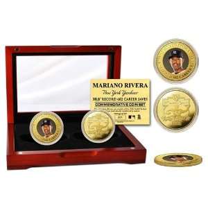   Rivera All Time Saves Record 24KT Gold Coin Set