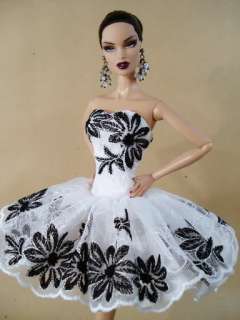   Model Clothes Gown Dress Outfit Silkstone Barbie Fashion Royalty Candi