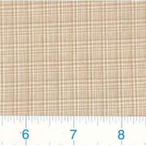   Tiny Plaid Tan/White Fabric By The Yard Arts, Crafts & Sewing