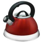   Pacific PPD3001R  3 Quart Red Stainless Steel Whistling Tea kettle