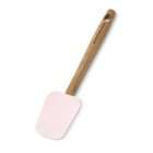 handy scraper spatula has a sturdy durable bambo handle plus a soft 