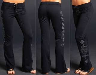Sinful by Affliction MADDY Womens Pants   Sweatpants TP401   Black 