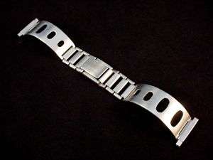Vintage Cuff style Rally watch band Stainless Steel 3/4  