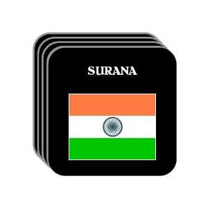  India   SURANA Set of 4 Mini Mousepad Coasters 