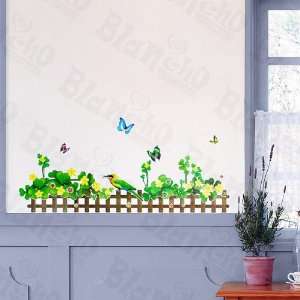 HEMU LB 1640   Green Fence 2   Wall Decals Stickers Appliques Home 