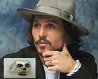 Johnny Depp .925 silver SKULL RING Pirates of the Caribbean Jack 