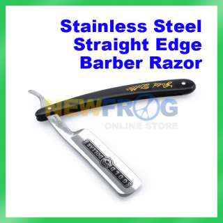 VINTAGE Stainless Steel Straight Edge Barber Razor B  